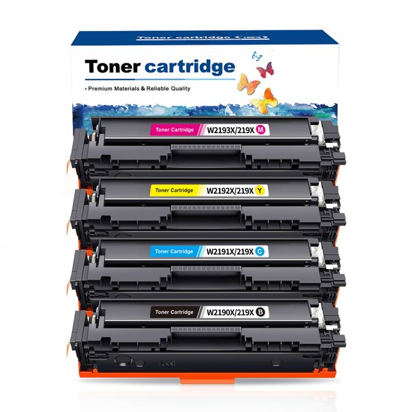 New Wholesale Toner Cartridge W2190A W2190X W2190 W219 219X Color Compatible for HP MFP 3302FDWG/3302SDWG/3302FDNG/3302FDW/