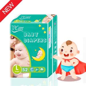 OEM Customized Brand Baby Diapers Super Absorbent Disposable Adjustable Non-Woven Fabric Printed Leak Guard for Babies-Wholesale