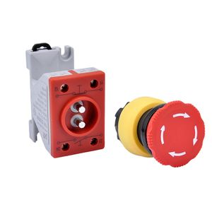 IP20 Full Plastic Explosion Proof Rotary Emergency Push Button