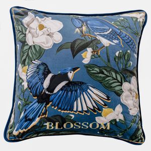 American Style Digital Printing Cushion Cover Dutch Velvet Decorative Pillow Cover for Sofa Living Room Bedroom