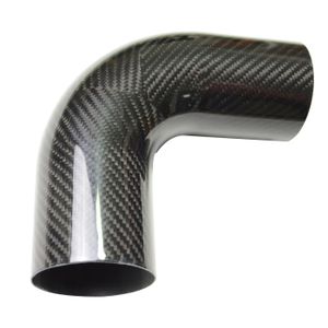 Carbon Fiber Hoses 90 degree
