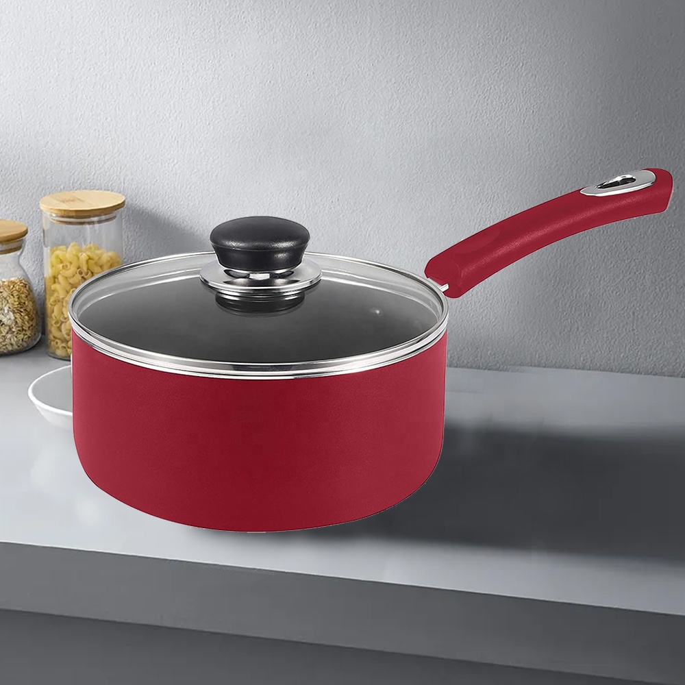 Manufacturer 16 18 20 22  24 26 28cm LFGB PFOA Free Cookware Stainless Steel Casserole and Sauce Pan Set