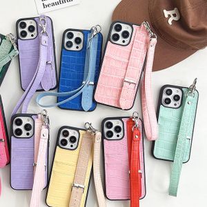 Custom Name Design Logo Back Cover Genuine Leather Mobile Cell Phone Cases for Iphone 14 15 16 Pro Max Plus Phone Case Bulk