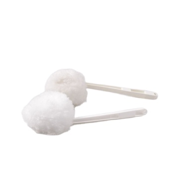 White Bristled Soft Toilet Brush with Long Handle Squeeze Glaze Cleaner Not Hurt Bristles