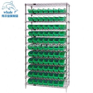 NSF & ISO Certified Steel Wire Shelving Reliable Commercial Storage Racks Metal Organizer and Cart for Plate Storage