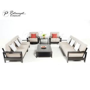 Factory Supply Aluminum Outdoor Furniture Set Garden Sofa Set for Patio