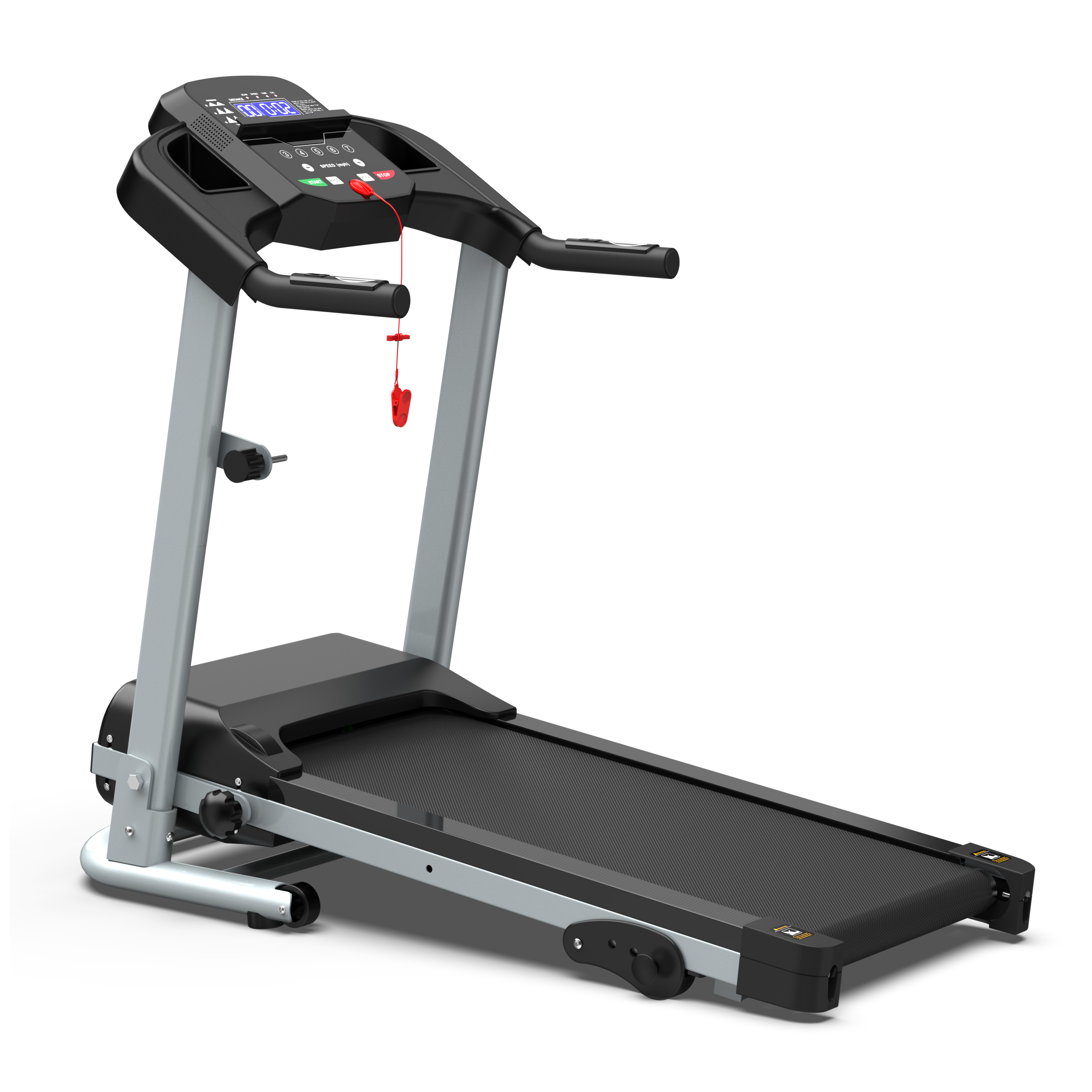 FITNESS  Electric Treadmill 2.5hp Motor Foldable Treadmill Wide Incline Treadmills for Home 300 Lbs Weight Capacity Dropshiping