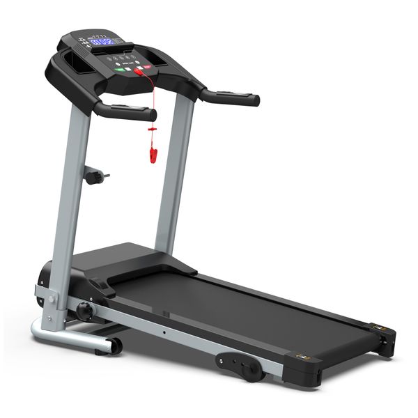 FITNESS  Electric Treadmill 2.5hp Motor Foldable Treadmill Wide Incline Treadmills for Home 300 Lbs Weight Capacity Dropshiping