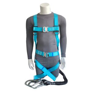 Durable Full-body Frame Fall Arrest Safety Harness Equipped with Quick Connect Buckle