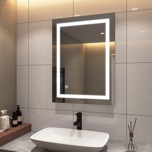 Manufacturer Bathroom Illuminated Led Mirror Led Touch Mirror for Hotel
