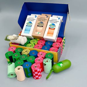 Wholesale Custom OEM Biodegradable Dog Poop Bags Eco Friendly Biodegradable Pet Waste Bags
