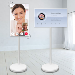 21.5 27 32 Inch Portable Smart TV with Touch Screen Android OS Full Swivel Stand Remote Control and Battery by Me