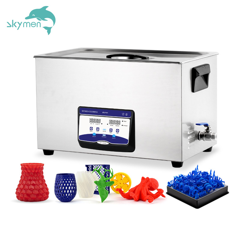 Skymen JP-100S 30L Clinic Cosmetology Ultrasound Cleaning Equipment Bath 40kHz 300W 600W for Lab Small Dental Instrument