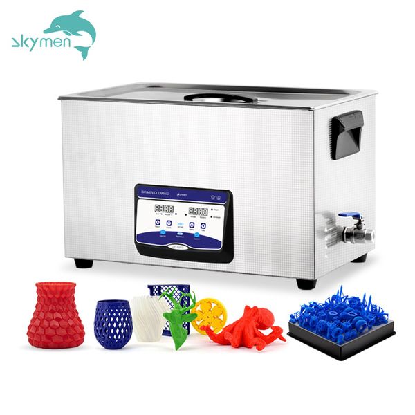 Skymen JP-100S 30L Clinic Cosmetology Ultrasound Cleaning Equipment Bath 40kHz 300W 600W for Lab Small Dental Instrument