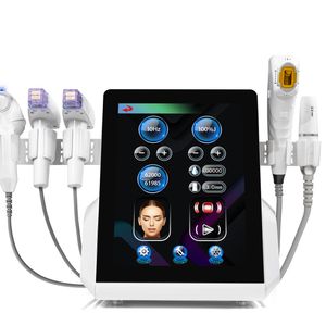 China supplier 5 handle ice hifu machine with morphues 8 vamx cold hammer mutifunctions acne removal skin tighten face lift