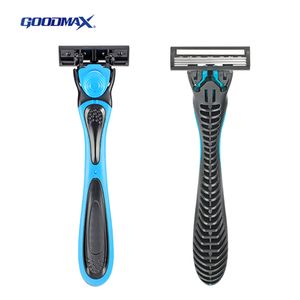 High Quality Custom Logo New Design Men Straight Razor Triple Blade Cartridge System Shaving Kit