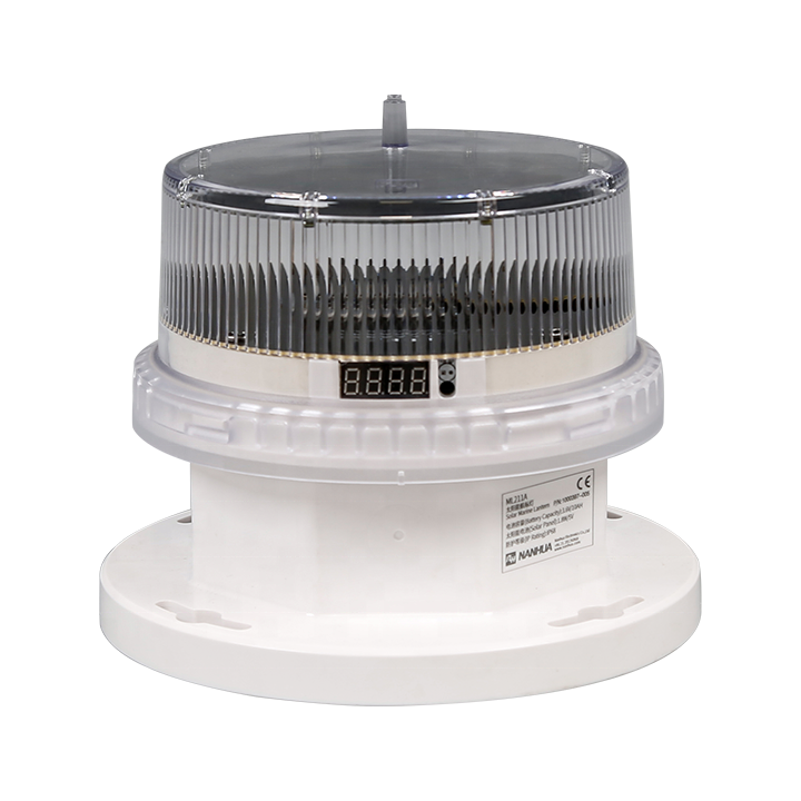 2NM Red Green Blue Yellow White 10cd Solar Power Supply Light Control Marine Lanterns for Sea Navigation Buoys