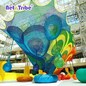 NetsTribe High Quality Indoor Soft Fiberglass Inflatable Sea Ball Pool Amusement Park for Kids for Schools and Shopping Malls