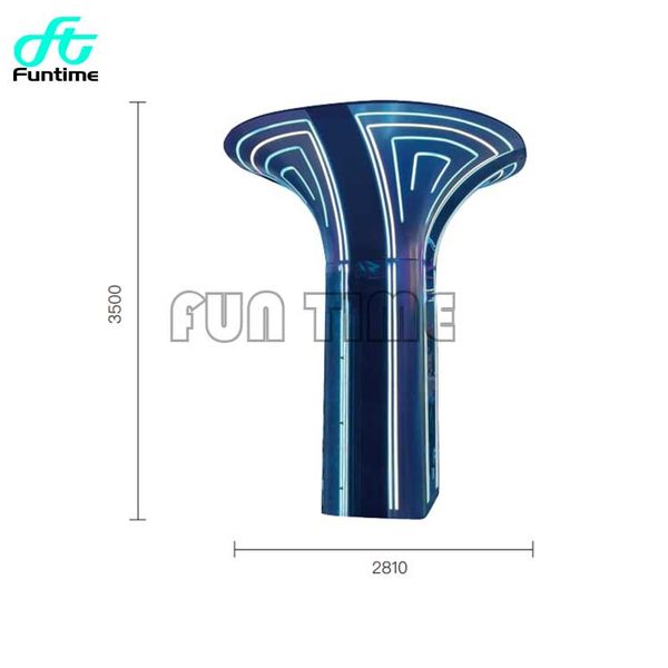 LED Neon Lights for Driving and Shooting and Bowling Simulator Video Game Console Coin Payment System for Indoor Game Center