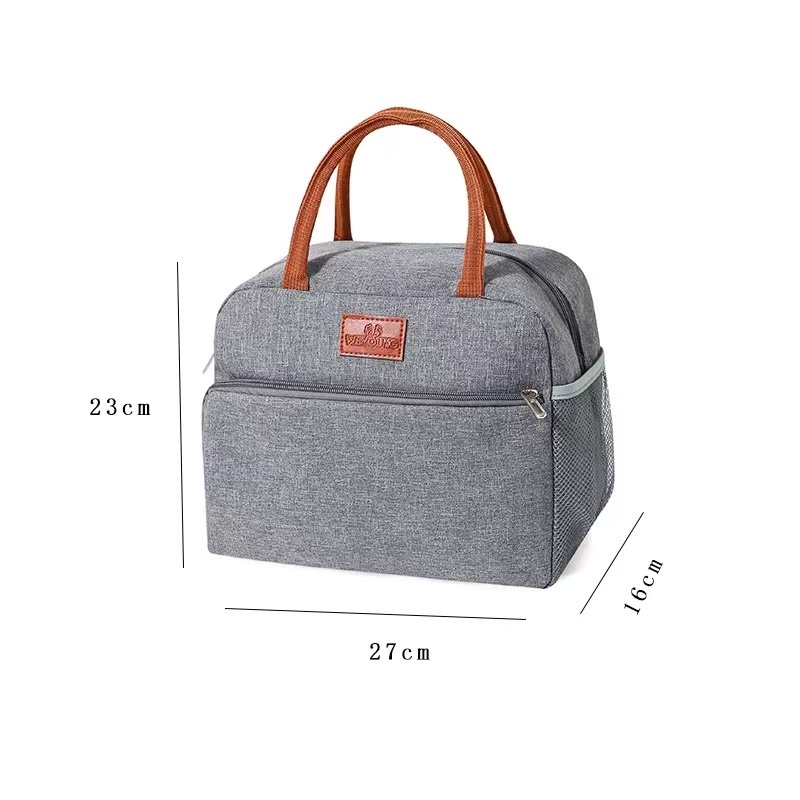 Direct Factory Large 600D Oxford Polyester Food Delivery Insulated Cooler Bags