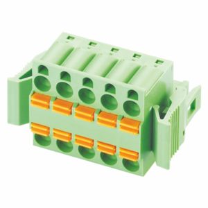 Plug spring pitch 5.08mm with lock terminal block