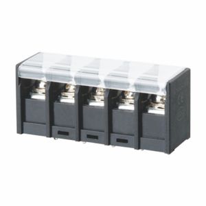 pitch 7.62mm barrier with cover and fixing hole terminal block