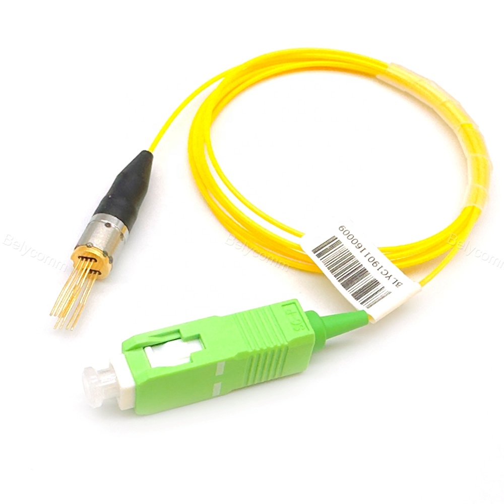 1550.92nm 10Gb/s 20mW Coaxial Laser Module with Integrated Optical Isolator DWDM Pulse DFB Laser Diode FC/APC Connector