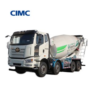 CIMC LINYU FAW Concrete Mixer Truck 12m3 12 Cubic Meters Engine's Dual Operating Modes of Concrete Mixer Truck