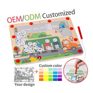 Wooden Garbage Classification Toy Teaching AIDS Early Education Puzzle Desktop DIY Games for Kids