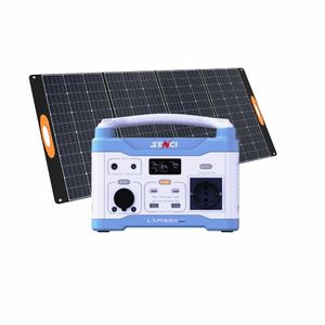 China Manufacturer 300 600 w 800 Watt 1kw Solar Generator Max 1600w Large Capacity AC DC Emergency Portable Power Station