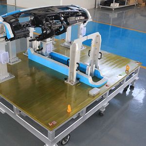 Plastic part checking fixture