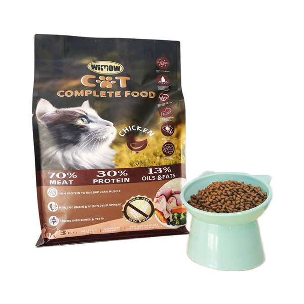 OEM ODM Organic Cat Food High Protein Dry Bulk 3kg Original Meat Formula for Optimal Feline Health