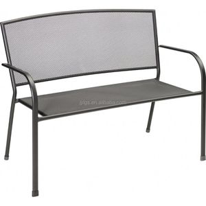 Outdoor Garden Patio Metal Double Armchair