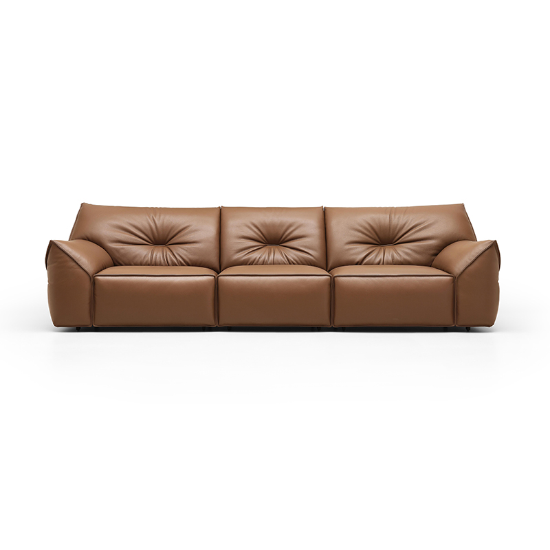 Factory Price Sofa Solid Wood Frame Office Furniture Modern Sofa Set Luxury Design Leather Office Sofa