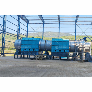 Beston Group Continuous Wood Chips Sawdust Biochar Making Machine for Soil Improvement
