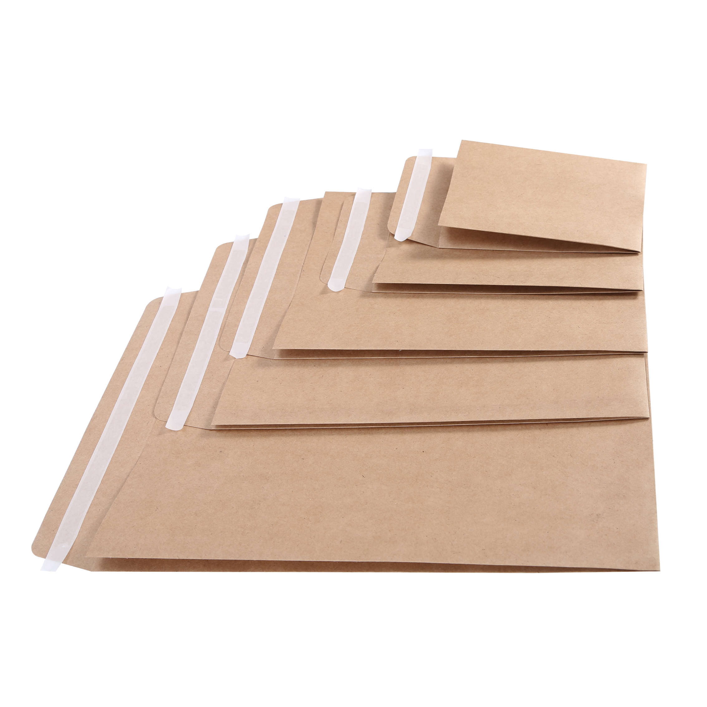 Good Price Self-seal Gusseted Paper Bag Padded Envelope Brown Kraft Envelope Kraft Package with Logo or String