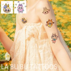 Hot Selling Non-Toxic Cute Girl Summer Temporary Tattoo Sticker Waterproof Cartoon Colored Canvas From Paper Harmless