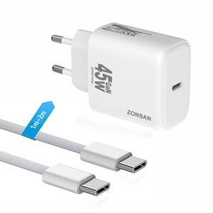 Fast Charger 45W PD US EU Plug USB C Mobile Phone Fast Charging 45w Output Current Electric Adapters Gan Charger 45w Original