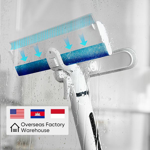 Overseas Factory Water Collect Squeegee Shower Cleaning Spray Glass Washer Brush Liquid Tools Plastic Car Window Cleaner