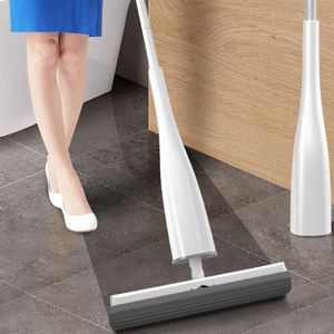Jesun Extendable Floor Cleaner Super Sponge Mops Telescopic Rod Trapeador Mob Aluminum Handle Twist Pva Sponge Flat Mop