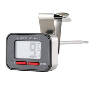 Digital Instant Read Stainless Steel Probe Thermometer Milk Coffee  Thermometer Food Grill Meat Thermometer Kitchen Accessories