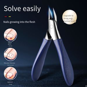 Stainless Steel Ingrown Toenail Clipper Professional Grooming Tool Curved Tip Nail Clippers for Toe Ingrown Nails, Dead Skin