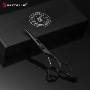 Golden Supplier CK72 SUS440C Stainless Steel Hair Scissors Best Barber Salon Beauty Scissors