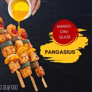Mango Chilli Glaze Pangasius Skewer