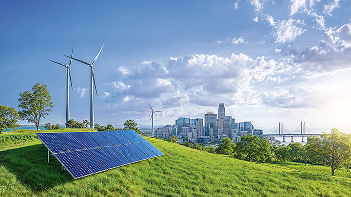 solutions aid in the transition from fossil fuels to renewable energy by enhancing efficiency, reducing emissions, and supporting sustainable practices