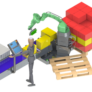 Palletizing pharmaceutical sector