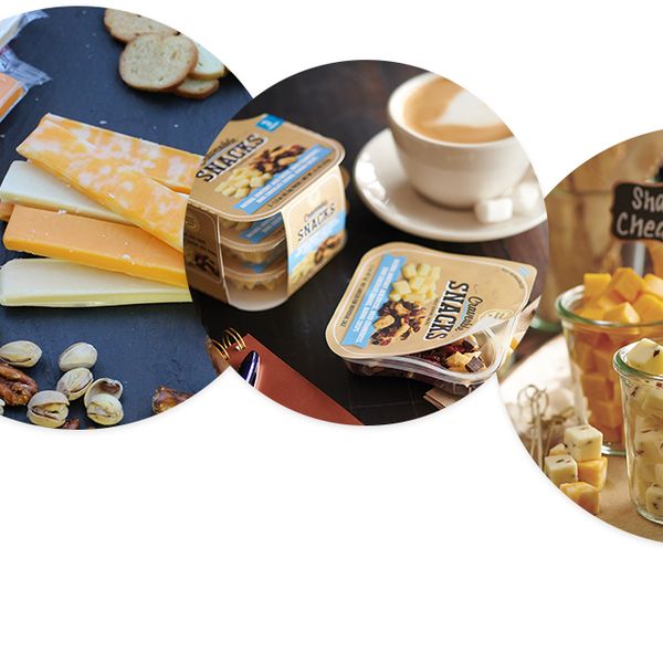 cheese cubes, sticks, string
