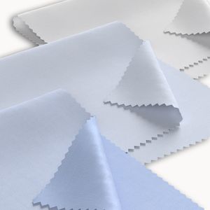 RTS 100/2s 100% Cotton Yarn Dye Twill Solid Medium Weight Woven Solid Blue Shirts Fabric Cotton Fabric