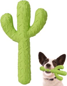 Wholesale Random Color Eco-friendly TPR Cactus Luxury Interactive Dogs Custom Bite Resistant Rubber Dog Chew Pet Toy