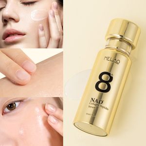 Private Label 30ml Korean Cosmetics 8 NAD+ Collagen Peptides Serum for Face Skin Hydrating Repair Nourishing Skincare Serum